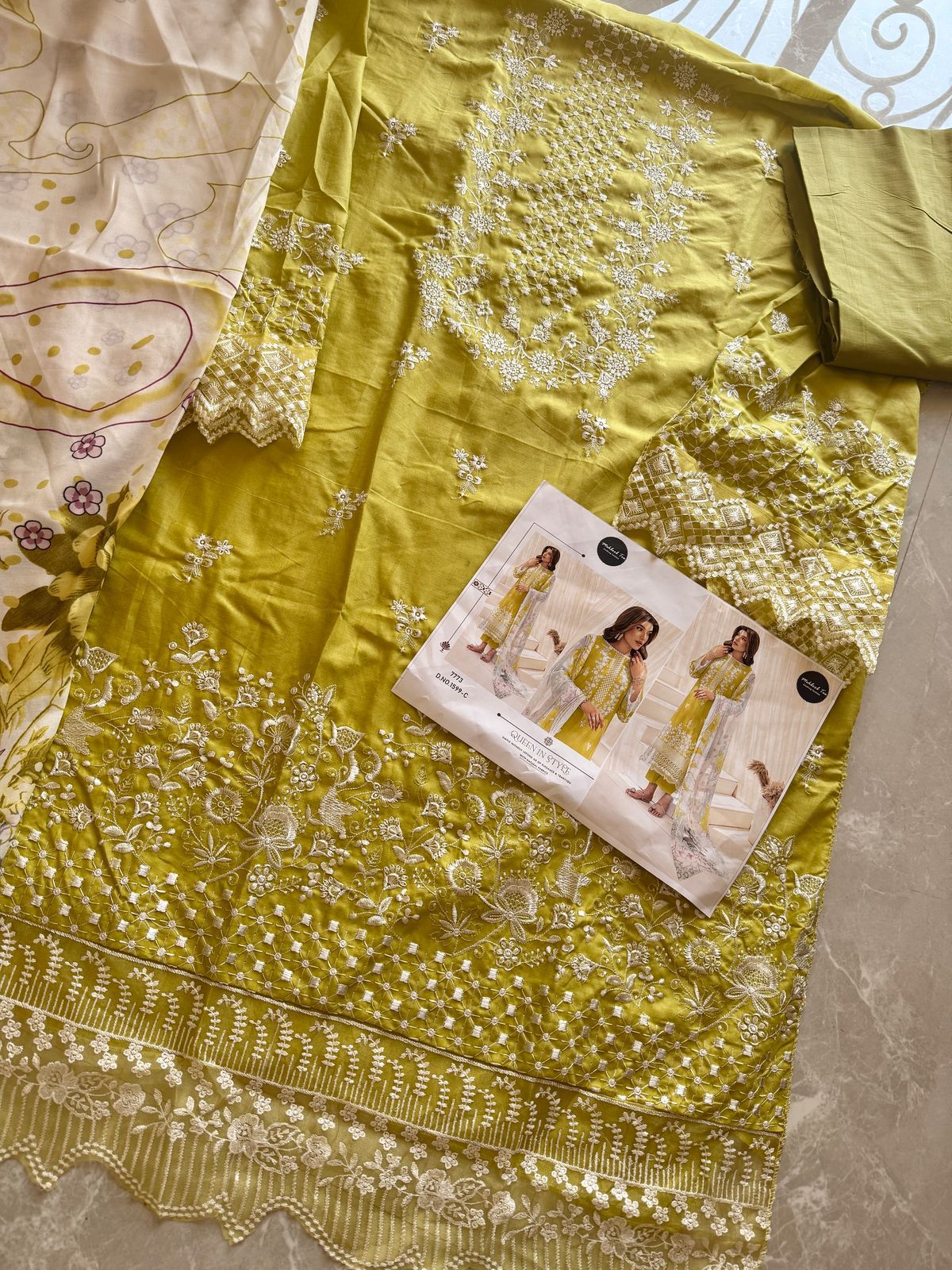 Mehboob Tex 1599 B And C Cotton Dupatta Wholesale Pakistani Salwar Suits In India
